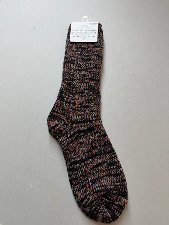 World's Softest Accessories - World's Softest Women’s Multicolor Marled Crew Socks